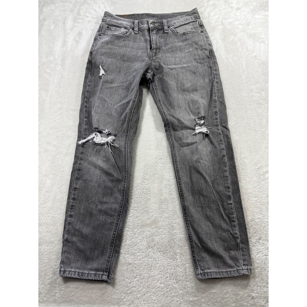 Levi's Mens 531 Athletic Slim Distressed Grey Jeans 29x30 Meas: 28x27.5